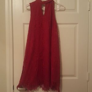 Red dress Love fire size L